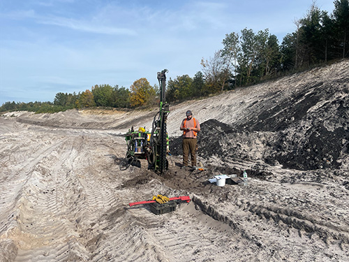 Professionelle Erkundung von Rohstoffen